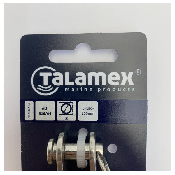 Talamex Spænder 4 mm M8 Rustfrit Stål - 09.525.104 