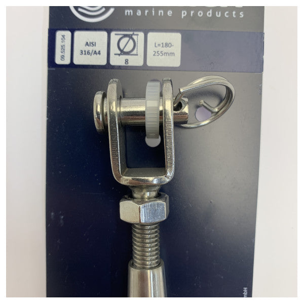 Talamex Spænder 4 mm M8 Rustfrit Stål - 09.525.104 