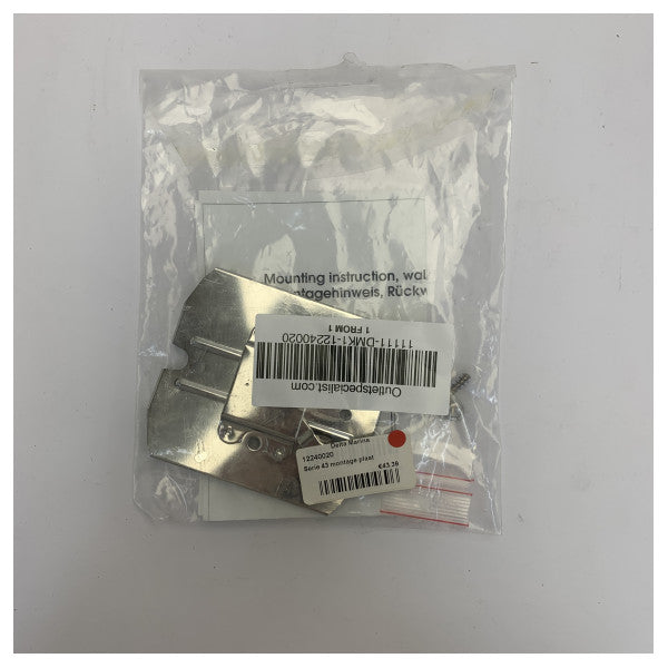 Aqua Signal 12240020 Serie 43 Monteringsplade til Navigationslys i Rustfrit Stål 