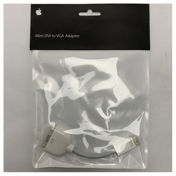 Cable adaptador de Mini DVI a VGA de Apple para conexión de monitor externo y proyector 