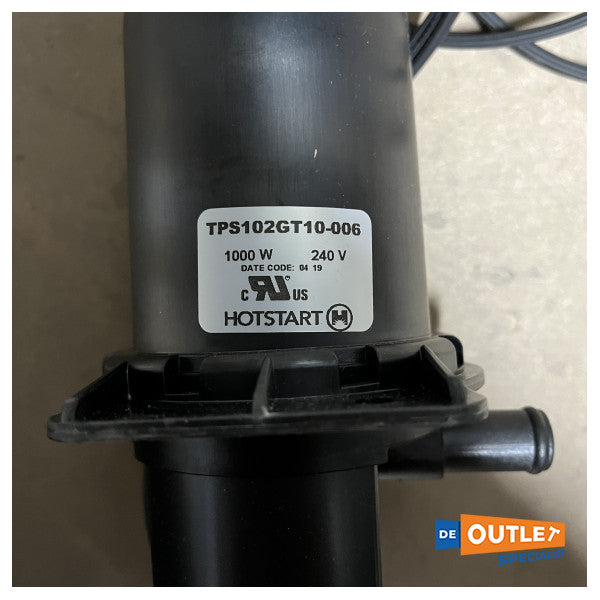 Aquecedor do líquido de arrefecimento do motor Kim Hotstart 1000w e 240v - TPS102GT10-006