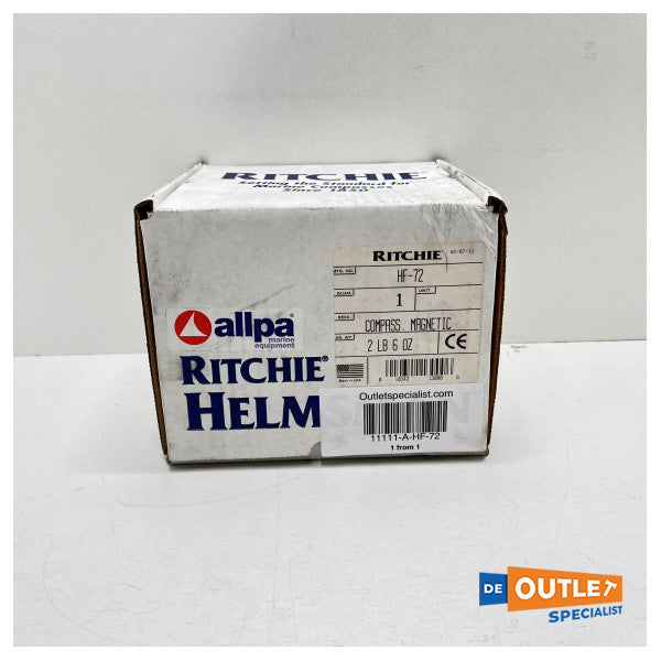 Ritchie Helmsman HF-72 infälld kompass svart