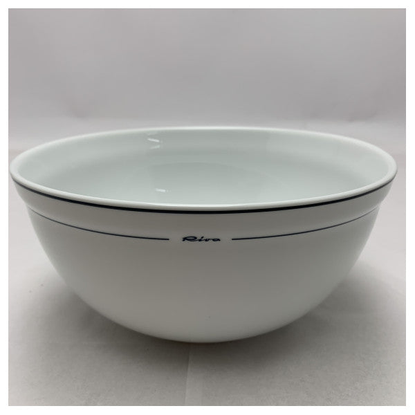 Riva Porcelain Salad Bowl 23cm - Elegant och hållbar marin servis för båtar och yachter