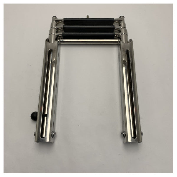 Garlick teleskopisk rustfritt stål båt svømmestige 3 sklisikre trinn - 19619-86 