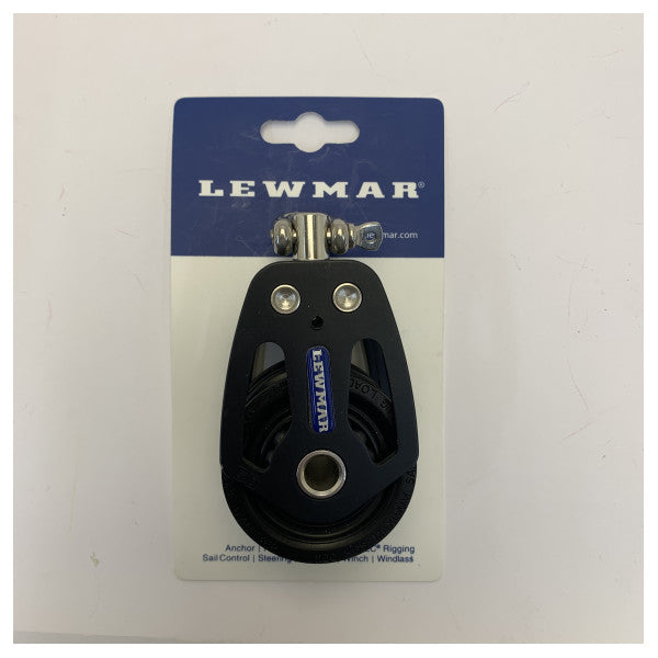 Lewmar HTX 60mm Single Rigging Block Black - 29196002