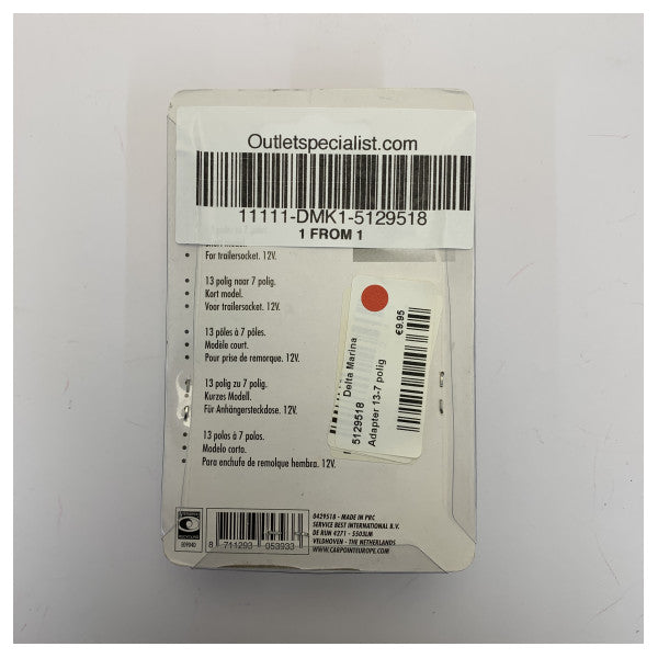 Carpoint traileradapterstik 5129518 
