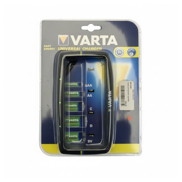 VARTA Carregador de Pilhas Universal para AA, AAA, C, D e 9V 5919251 