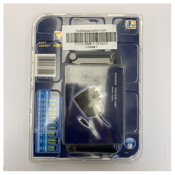 VARTA Carregador de Pilhas Universal para AA, AAA, C, D e 9V 5919251 