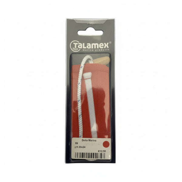 Talamex Bandeira de Sinalização Letra H 20x24 cm Bandeira de Navegação para Desportos Náuticos 90099 