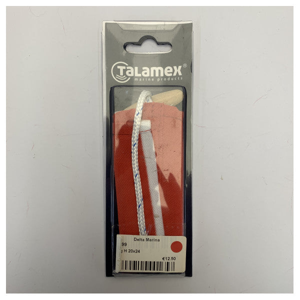 Talamex Bandeira de Sinalização Letra H 20x24 cm Bandeira de Navegação para Desportos Náuticos 90099 