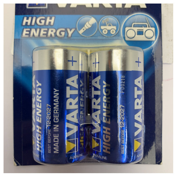 Pilhas Alcalinas Varta C LR14 1,5V Baby Pack de 2 