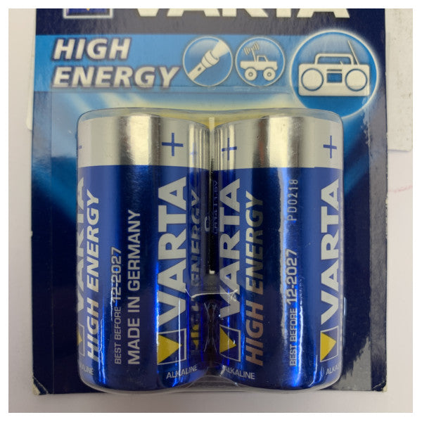 Pilhas Alcalinas Varta C LR14 1,5V Baby Pack de 2 