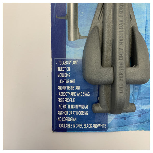 Mast Adımı Kompozit Katlanabilir Adım Siyah - MS040404 