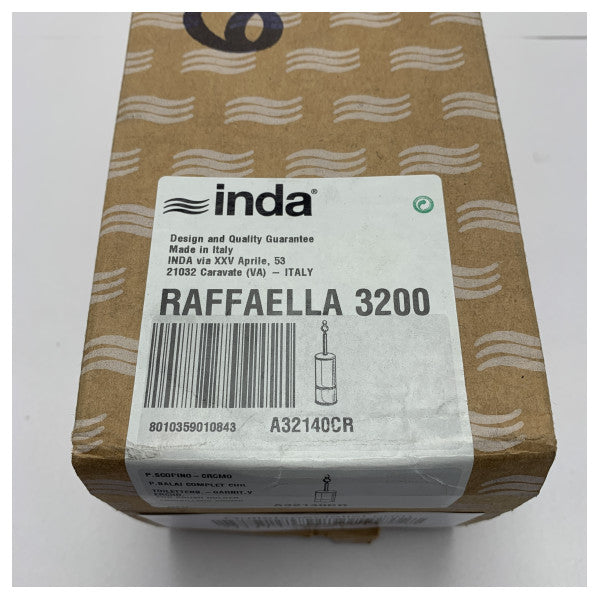Inda Raffaela 32140CR toalettborsthållare i elegant kromfinish