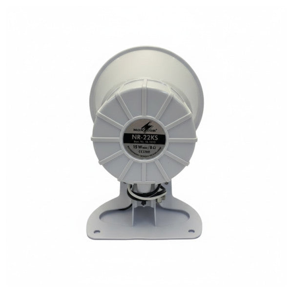 Monacor 15W/8 Ohm 600-7000Hz kosteudenkestävä torvi kaiutin 
