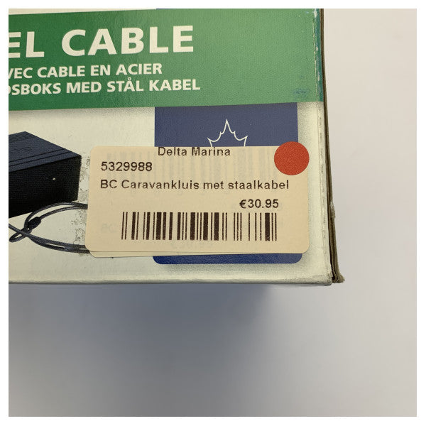 Bo-Camp Seguro com Cabo 21 x 15 x 6.8 cm preto - 5329988 