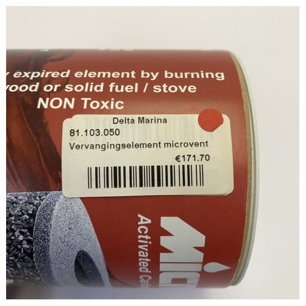 LeeSan Mikrovent Ersatzfilter Aktivkohle für Schwarzwassersystem - 81.103.050 