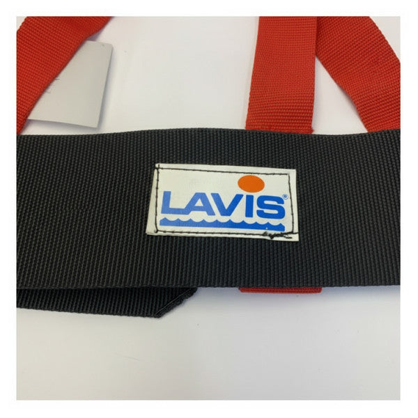 LAVIS WF0439 Arnês de Segurança Marítima Ajustável de Proteção contra Quedas Vermelho 
