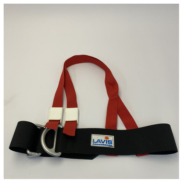 LAVIS WF0439 Arnês de Segurança Marítima Ajustável de Proteção contra Quedas Vermelho 