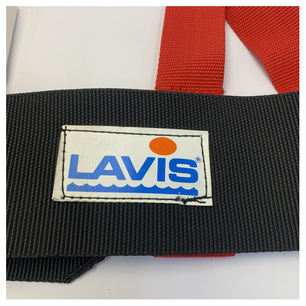 LAVIS WF0439 Arnês de Segurança Marítima Ajustável de Proteção contra Quedas Vermelho 