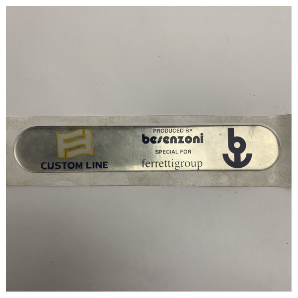 Besenzoniクレーン＆アクセサリー用フェレッティメタルロゴバッジ - 213821