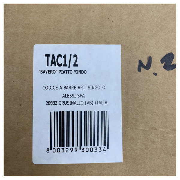 Alessi Posliinikeittoastia Syvä Lautanen - Tyylikäs Merellinen Astiastos Yachtsille ja Laivoille 