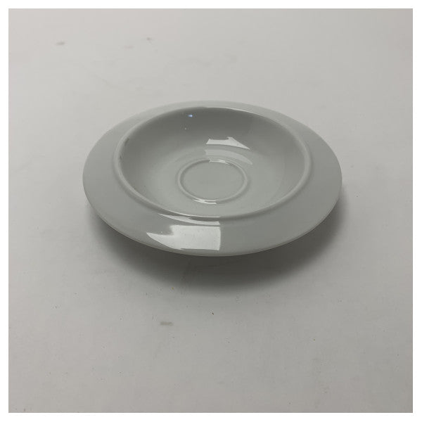 Порцелянове кавове блюдце Alessi Bavero TAC1/77 для морського використання - протиковзкий тримач для чашки