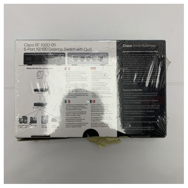 Cisco SF 100D-05 Interrupteur Ethernet à 5 ports