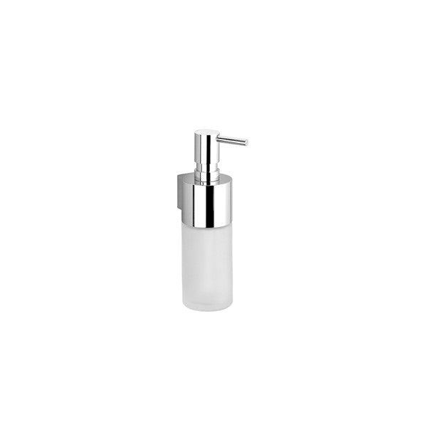 Dornbracht Wall-Mounted Lotion Dispenser with Chrome and Frosted Glass - 83430970-00