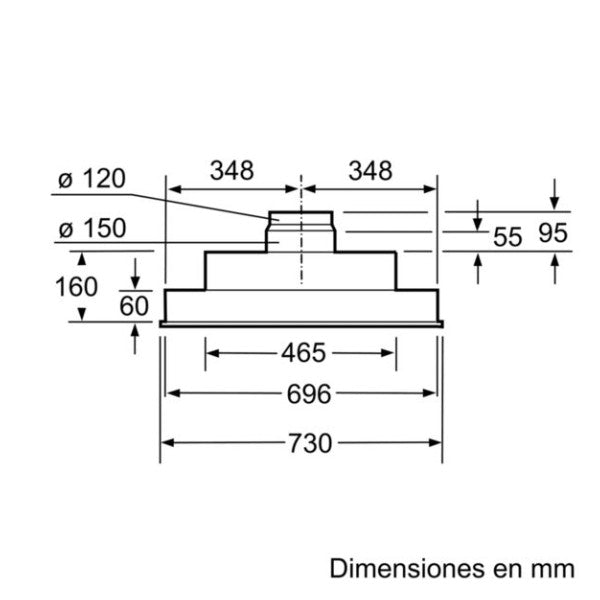 Bosch DHL755B Marine Range Extraction Hood - Durable Ventilation for Compact Boat Kitchens