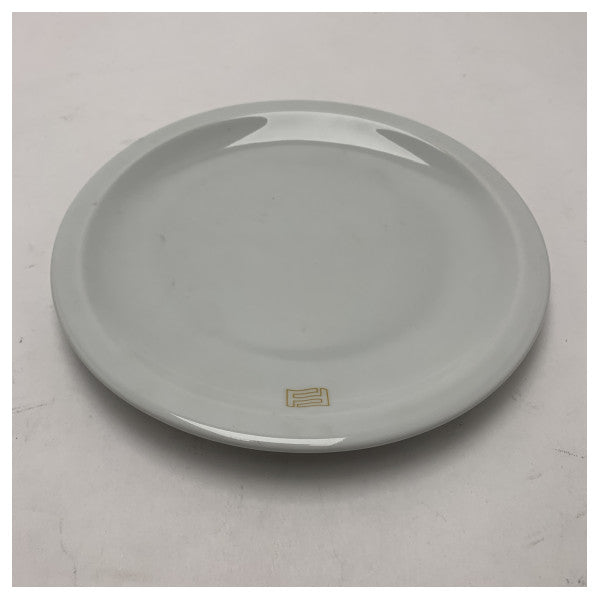 フェレッティ・プレミアム・ポーセリン・ノンスリップ・マリン・フルーツプレート 21cm - 耐久性、食器洗浄機対応、ボートやヨットに最適