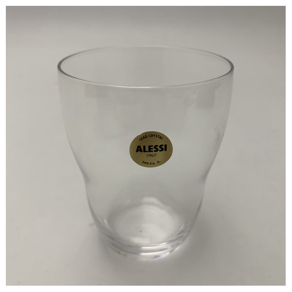 Alessi Crystal Water Glass 230ml - Luxury Italian Design by Guido Venturini 
