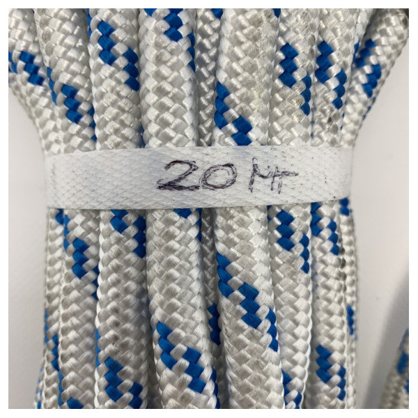 Trem Polyester Vallijn 10 mm - 20 mètres bleu | blanc