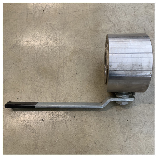 Robinet à tournant sphérique DN100 de haute qualité en acier inoxydable F316 pour les applications marines et offshore PN6