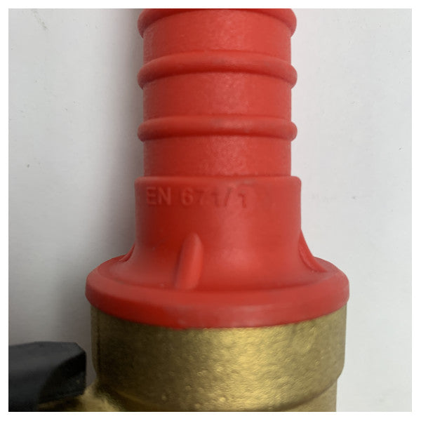 Lancia UNI 25 Marine-Feuerwehrschlauchdüse mit RUBIN.3-Effekt - Langlebig, ergonomisch & EN 671/1 zertifiziert