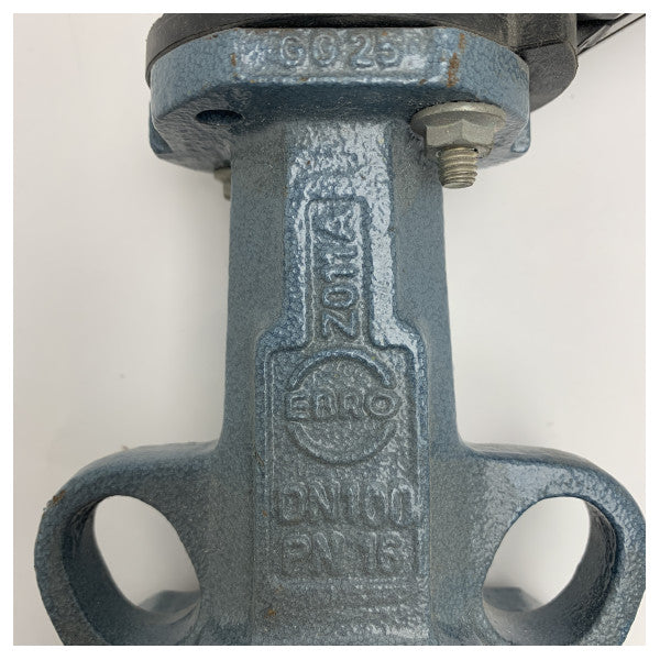 海洋および産業水流制御のための良質 DN100 PN10 の蝶弁