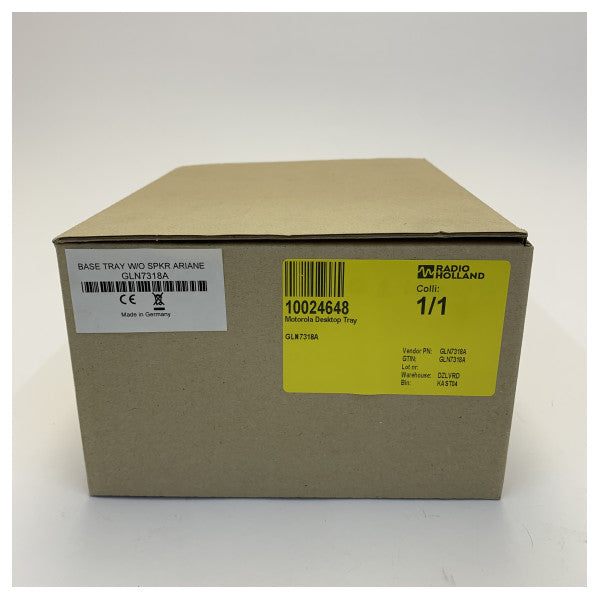 Motorola GLN7318A skrivbordstation bricka för mobilradio 