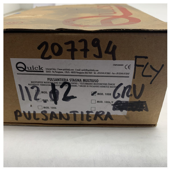 Водоустойчиво морско дистанционно управление за кран Fly Besenzoni - издръжлив и лесен за инсталиране морски кран контролер