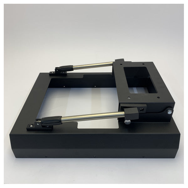 River Radar Monitor Bracket P12-2012 - Ayarlanabilir Deniz Monitör Montaj Ayağı - Siyah Toz Boya 