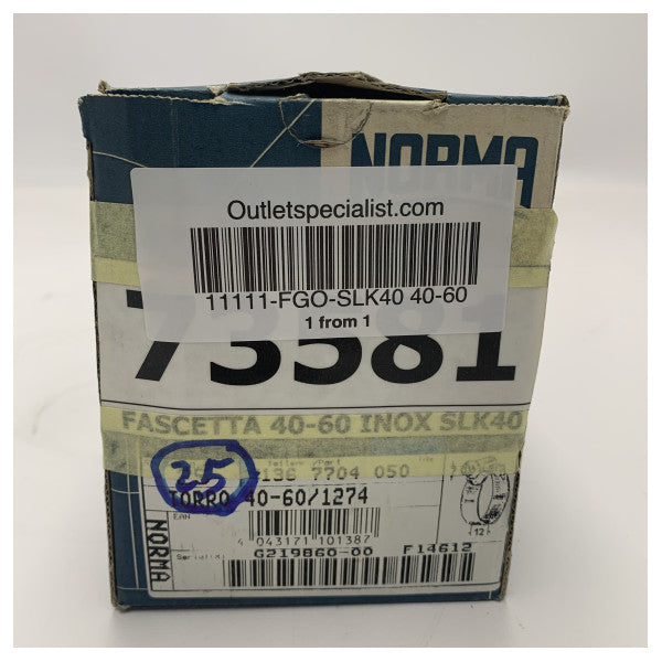 Stainless Steel Hose Clamp 40-60mm – Durable Marine-Grade Corrosion Resistant Fastener
