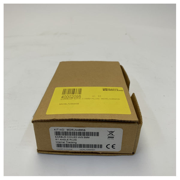 Spiral Kablolu ve 3,5 mm Fişli Motorola MDRLN4885B Kulak İçi Kulaklık 