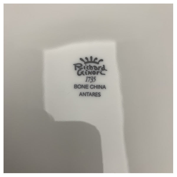 Richard Ginori Okrągły Płaski Talerz Antares 28 cm Porcelana kostna