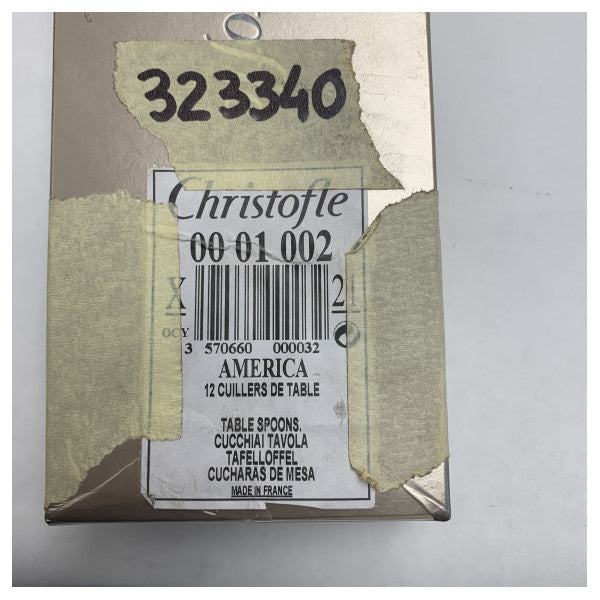 クリストフル プレミアム ステンレススチールシルバーメッキ テーブルスプーン（マリン用） - 00 00 1002