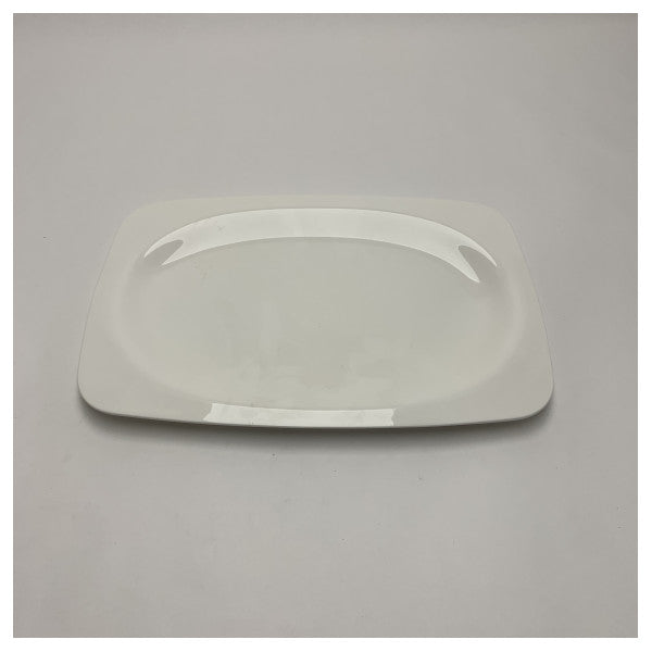 Pershing Richard Ginori Antares Durable Rectangular Porcelain Serving Dish 25x36.5 cm