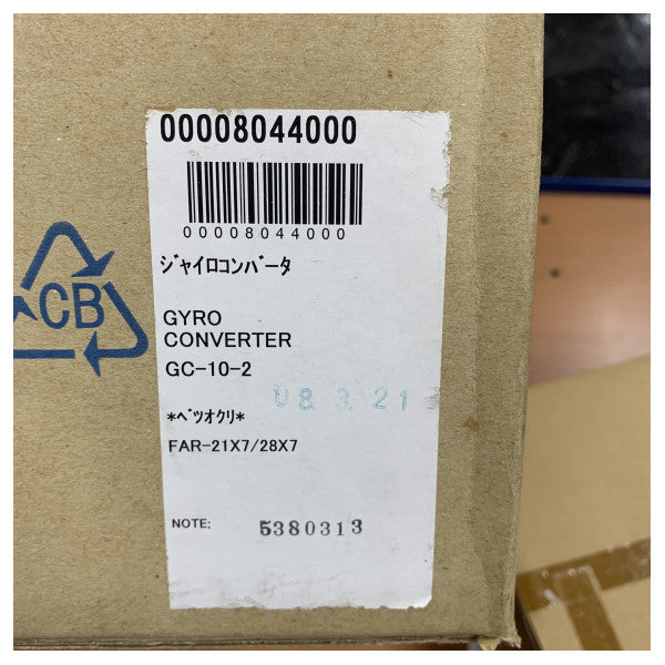 Conversor de Giroscópio Furuno GC-10-2 para Radar X-Band FAR-21X7 e 28X7 