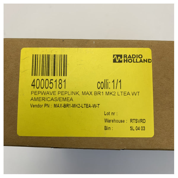 Pepwave MAX BR1 MK2 LTEA Pomorski mobilni usmjerivač Amerike/EMEA 