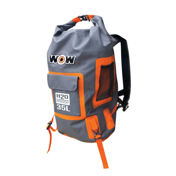 Mochila impermeável WOW H2O 35L cor de laranja - 5110B