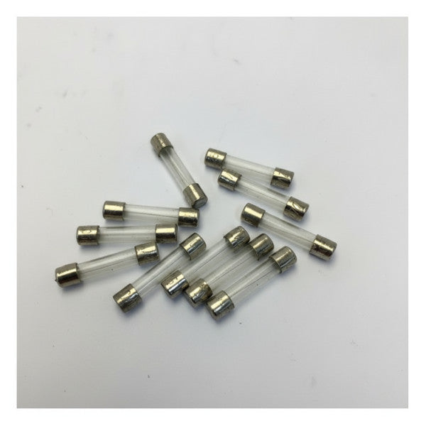 OLVIS Fusibile in vetro 500mA 250V rapido 5x25mm per elettronica marina - Set da 10 