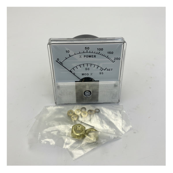 مقياس القدرة RF Southern Avionics 9M190009 بحجم 2.5 بوصة 0-1mA مقياس لوحة تناظري 
