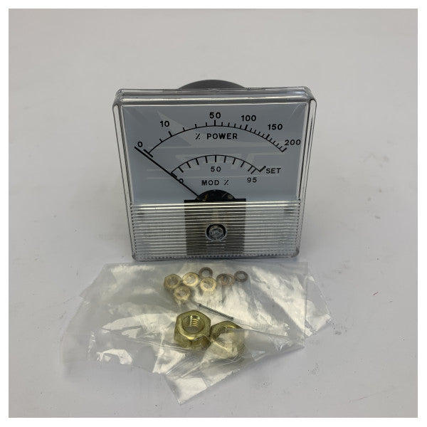 مقياس القدرة RF Southern Avionics 9M190009 بحجم 2.5 بوصة 0-1mA مقياس لوحة تناظري 